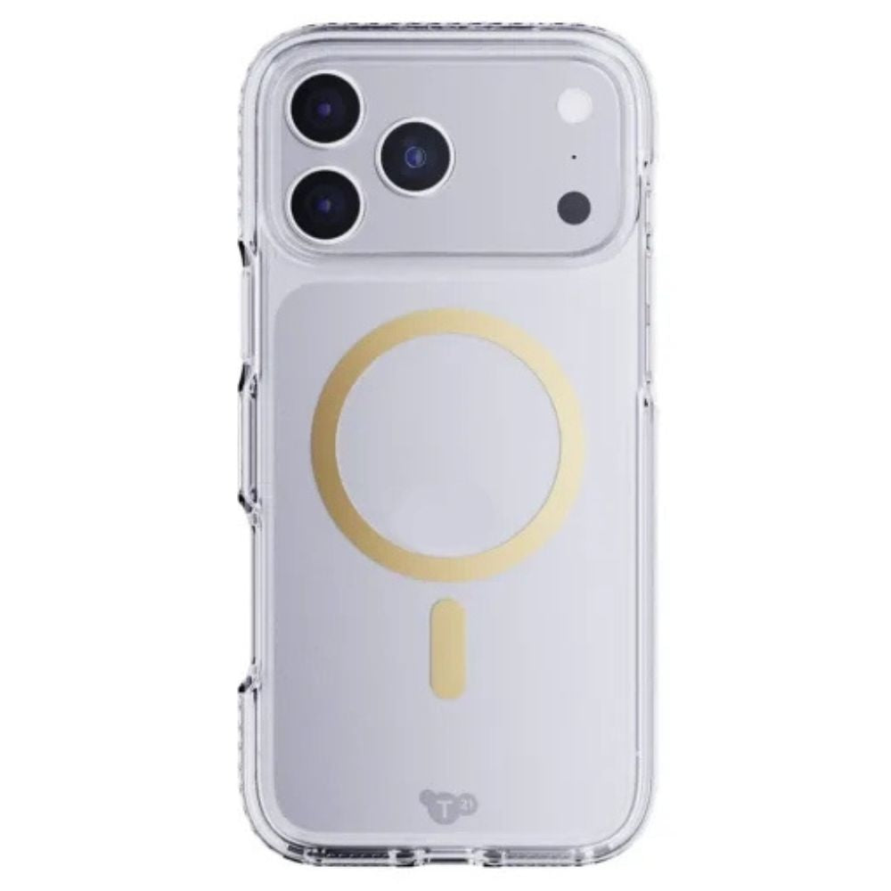 Tech21 EvoCrystal (MagSafe) เคสกันกระแทกสำหรับ iPhone 17 / 17 Air / 17 Pro / 17 Pro Max โชว์ความสวยคมชัดระดับคริสตัล