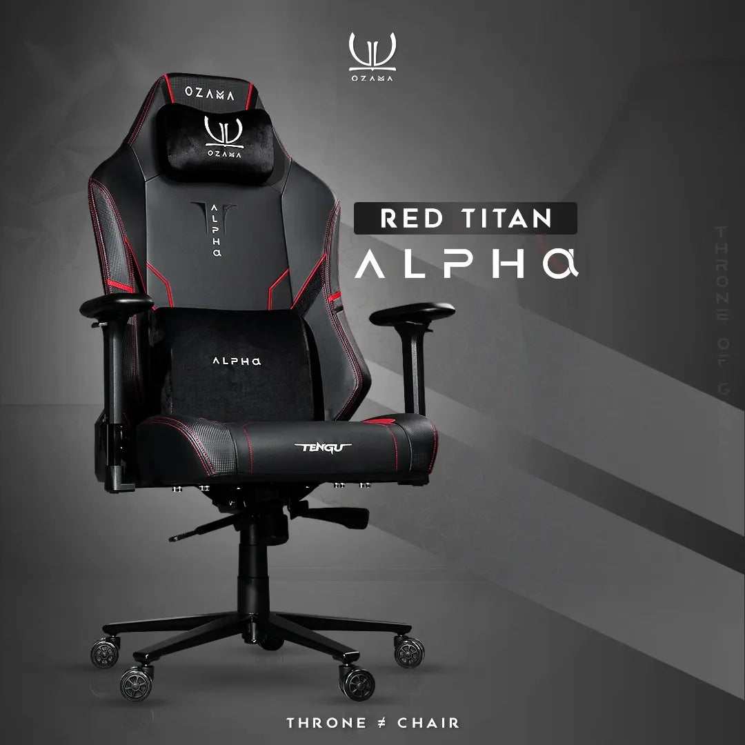 Tengu Ozama Alpha Gaming Chair เก้าอี้เกมมิ่ง ปรับเอนนอนได้ รับน้ำหนัก 150 กก