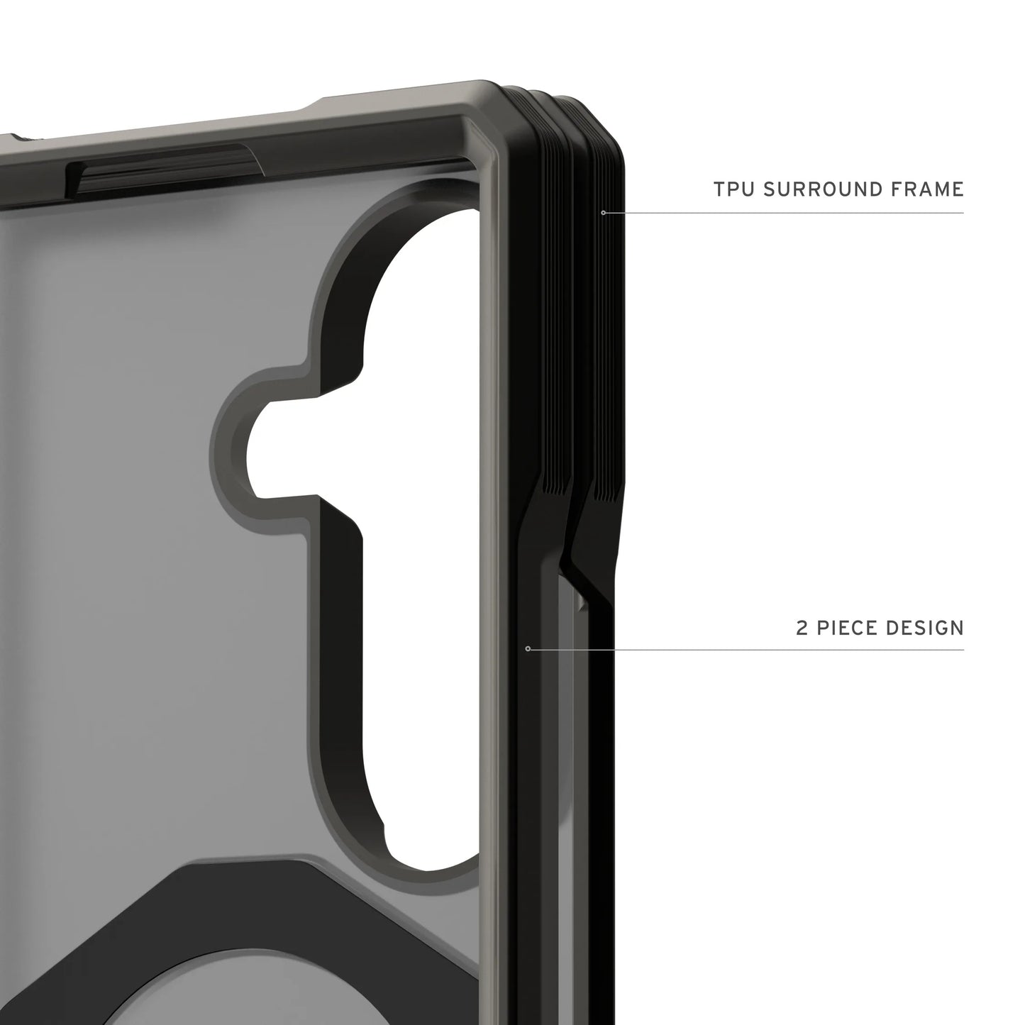 UAG Mouve XTE (Magnetic) เคสกันกระแทก สำหรับ Galaxy Z Fold 8 Ultra - สี Ash