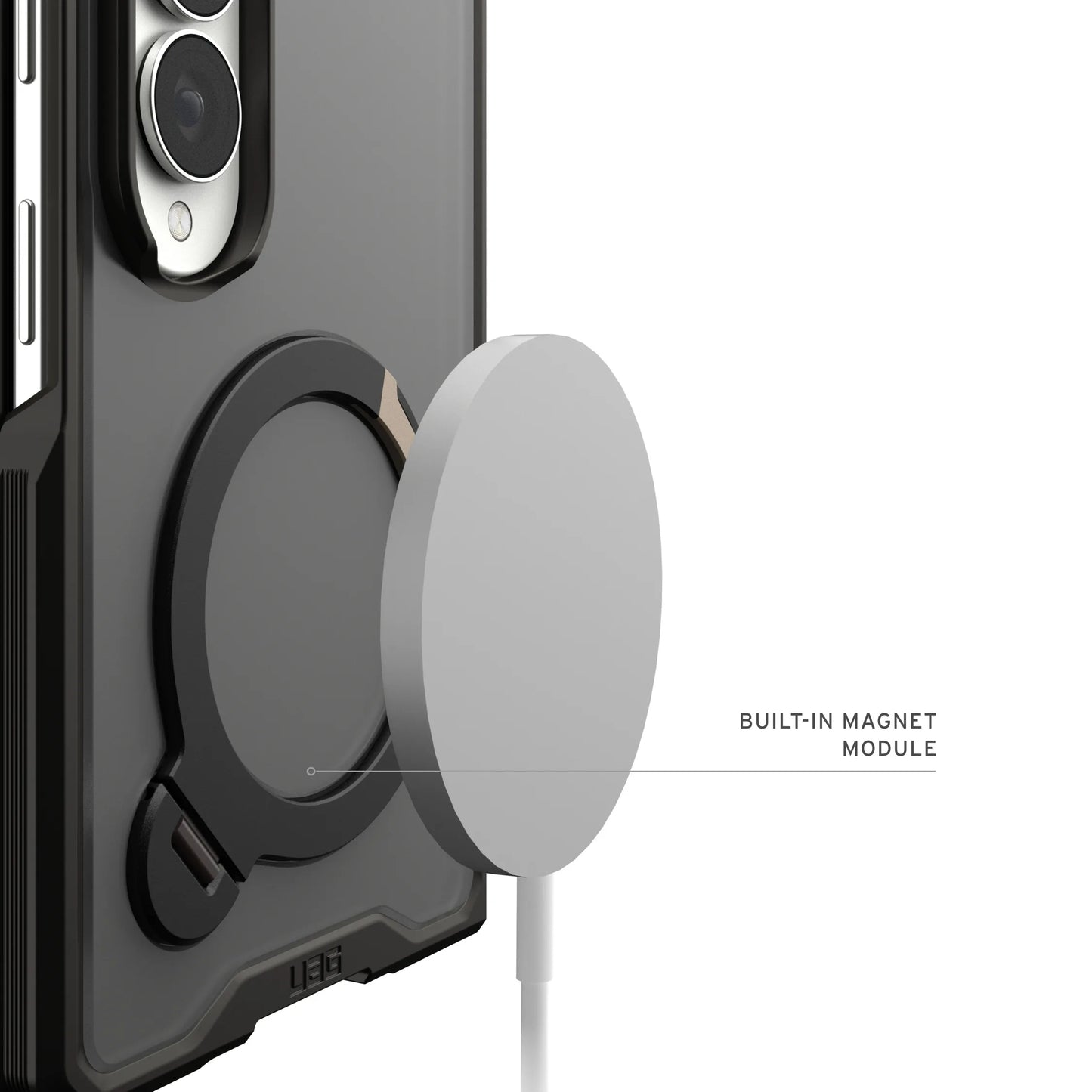 UAG Mouve XTE (Magnetic) เคสกันกระแทก สำหรับ Galaxy Z Fold 8 (Wide) - สี Ash