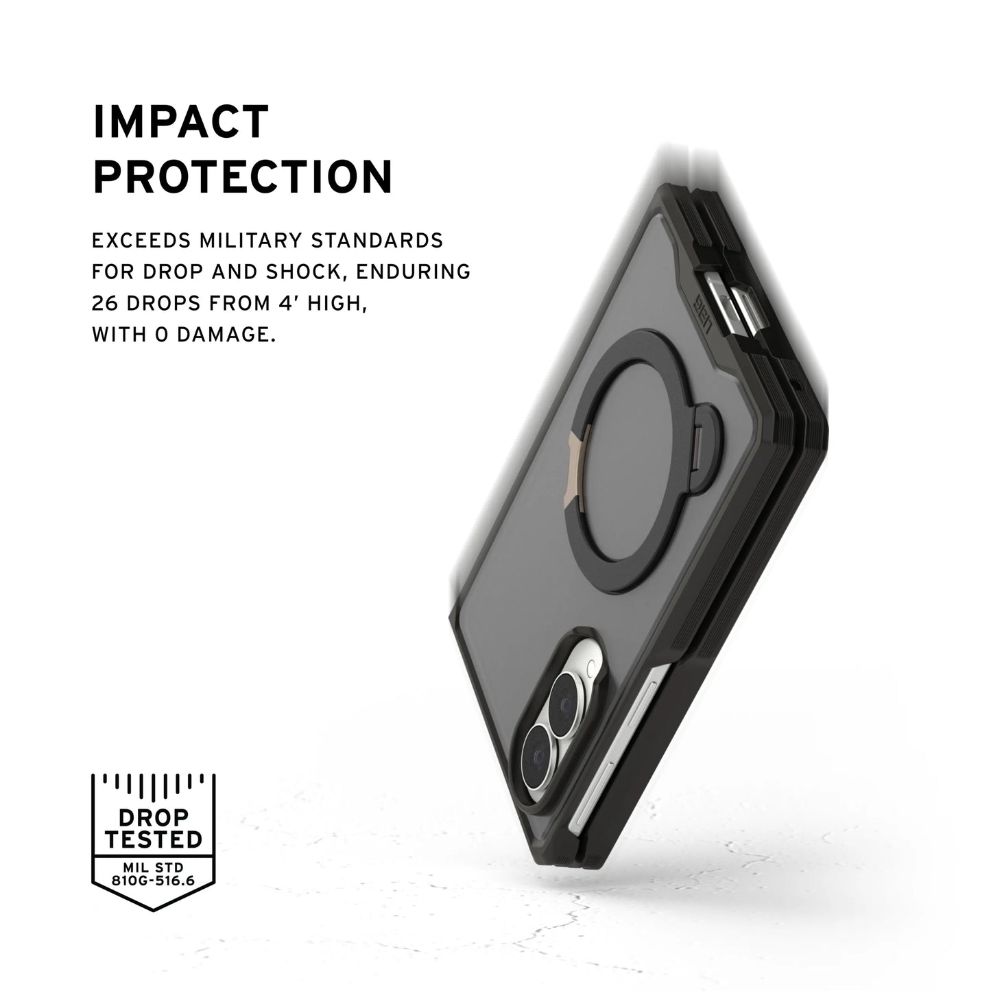 UAG Mouve XTE (Magnetic) เคสกันกระแทก สำหรับ Galaxy Z Fold 8 (Wide) - สี Ash