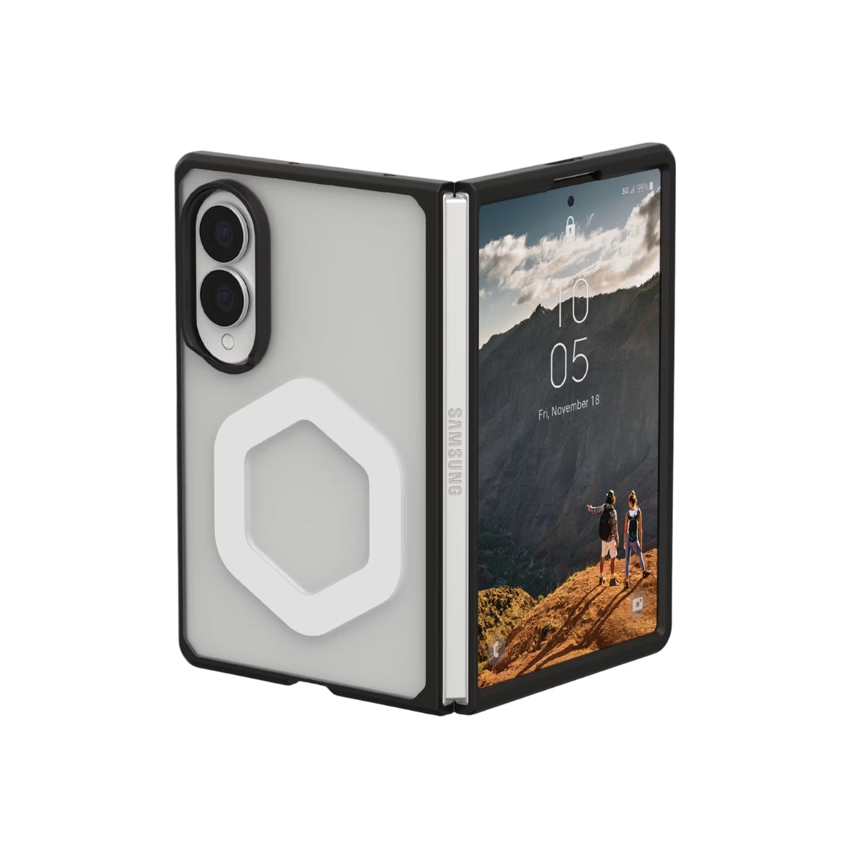 UAG Mouve (Magnetic) เคสกันกระแทก สำหรับ Galaxy Z Fold 8 (Wide) - สี Ice