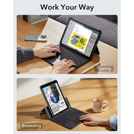 ESR Ascend Keyboard Case เคสคีย์บอร์ด สำหรับ iPad Pro 11″ ชิป M5 (6th/2025) / ชิป M4 (5th/2024)