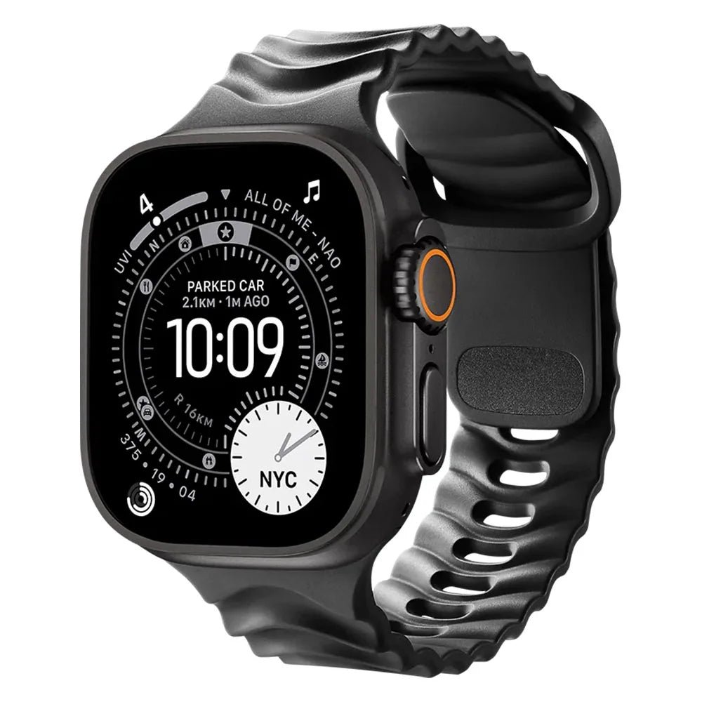 Materik FKM Ripple Band สายนาฬิกา สำหรับ Apple Watch Ultra 3 (49mm) / 42(3)/44/45/46/49mm