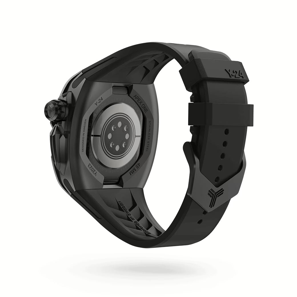 Y24 BRERA เซ็ตเคสและสายนาฬิกาสำหรับ Apple Watch (45mm) – สี Black