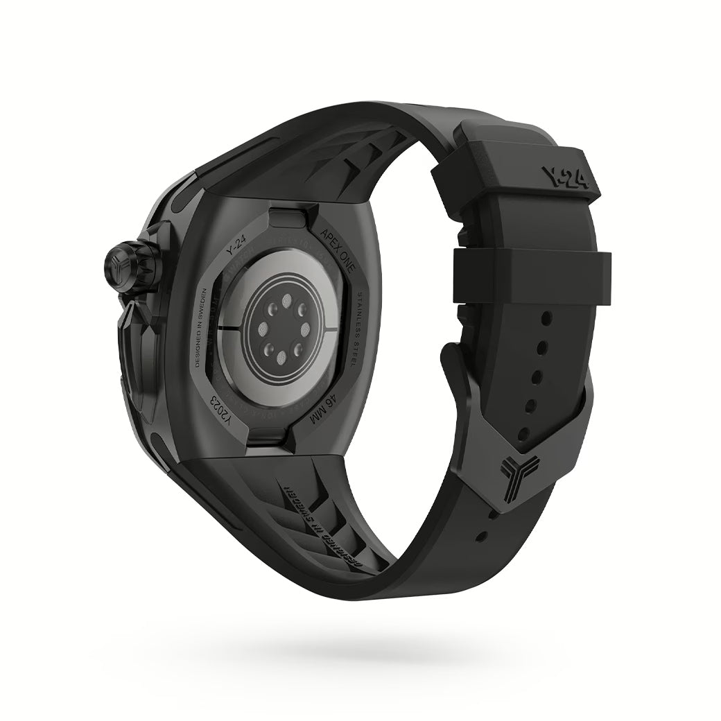 Y24 BRERA เซ็ตเคสและสายนาฬิกาสำหรับ Apple Watch (46mm) – สี Black