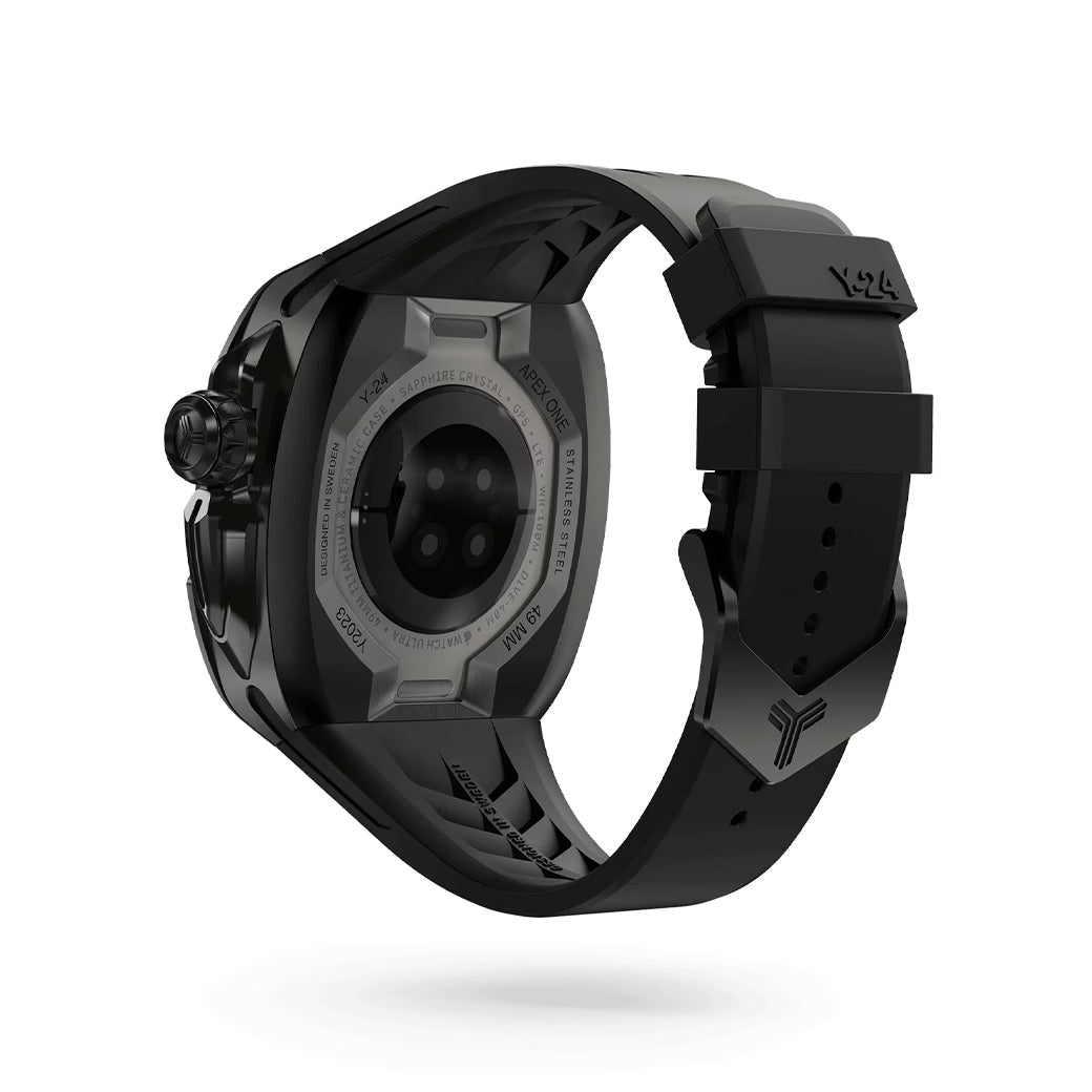 Y24 BRERA เซ็ตเคสและสายนาฬิกาสำหรับ Apple Watch (49mm) – สี Black