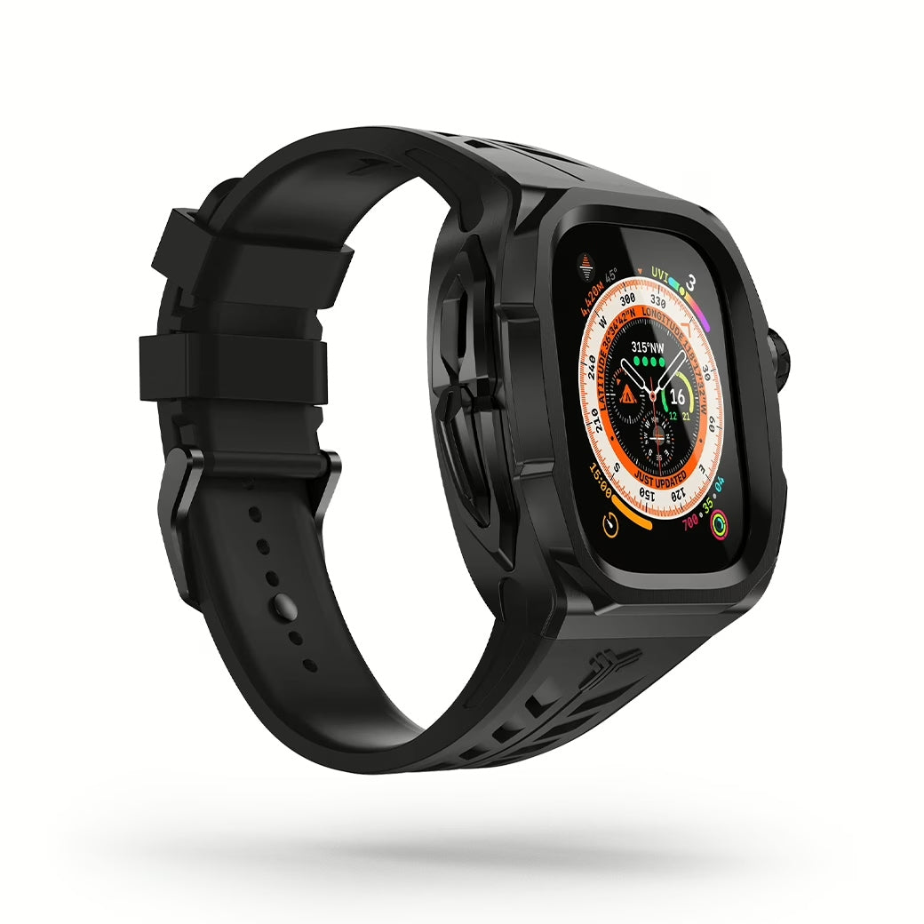 Y24 BRERA เซ็ตเคสและสายนาฬิกาสำหรับ Apple Watch (49mm) – สี Black