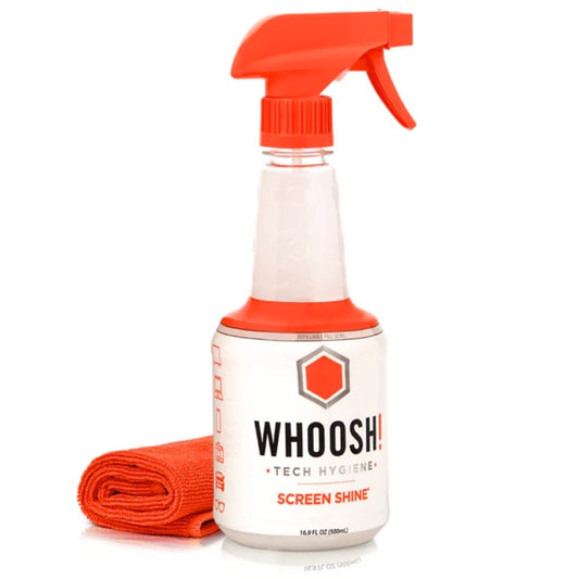 WHOOSH Screen Shine Professional น้ำยาทำความสะอาดสำหรับหน้าจอ (500 ml) + ผ้า Microfiber
