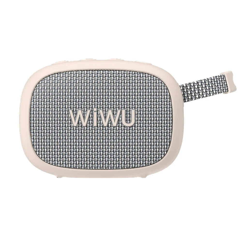 WiWU GO Fun Portable Speaker ลำโพงบลูทูธ กันน้ำ แบตอึด - สี White