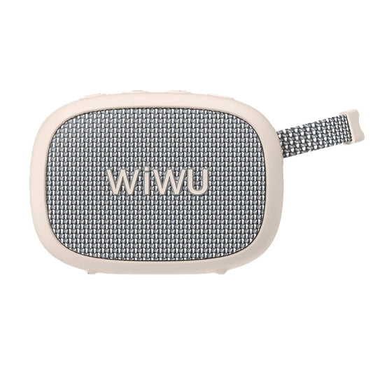 WiWU GO Fun Portable Speaker ลำโพงบลูทูธ กันน้ำ แบตอึด - สี White