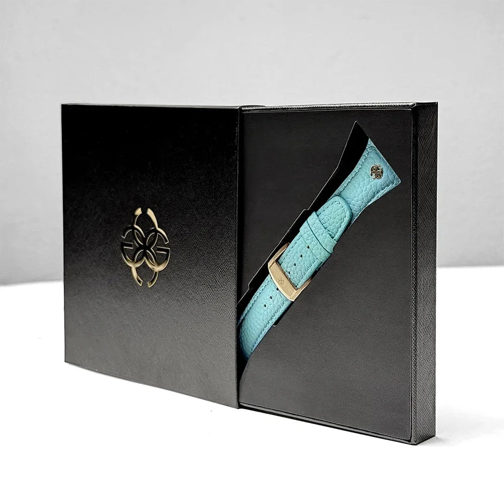 Golden Concept Full-Grain Leather สายนาฬิกา สำหรับ Apple Watch ขนาด 40/41/42mm