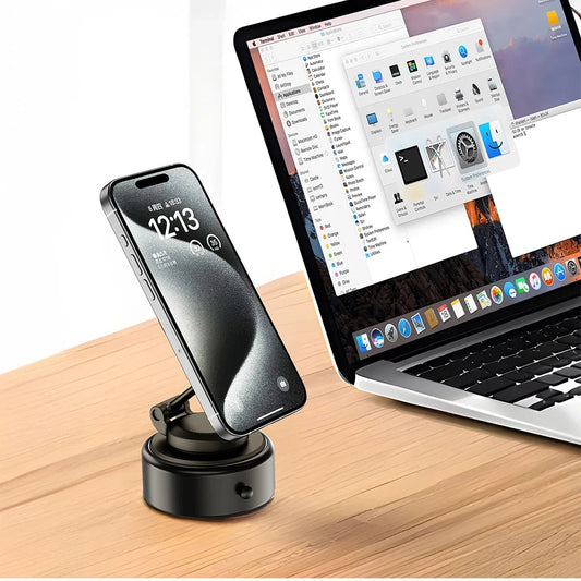 WiWU Universal Automatic Wireless Car Charger (CH-326) แท่นชาร์จไร้สายในรถ สี Black