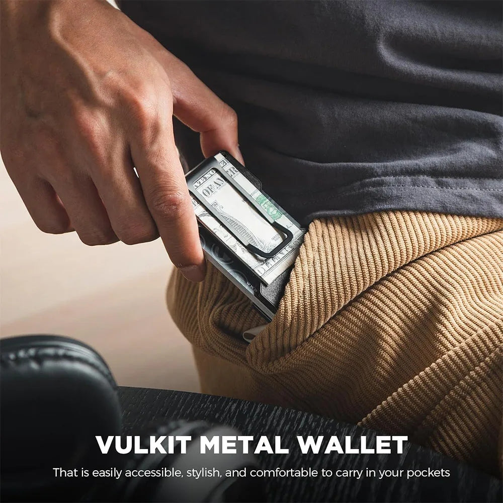 Vulkit VCL300 Minimalist Metal Wallet with Money Clip กระเป๋าเก็บบัตรสายมินิมอล พร้อม Money Clip