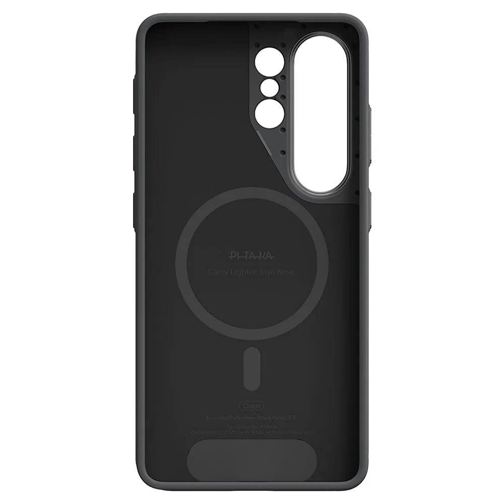 Pitaka Cairn Case เคสเส้นใยอะรามิดระดับพรีเมียม สำหรับ Galaxy S26 Ultra Black Grey Twill
