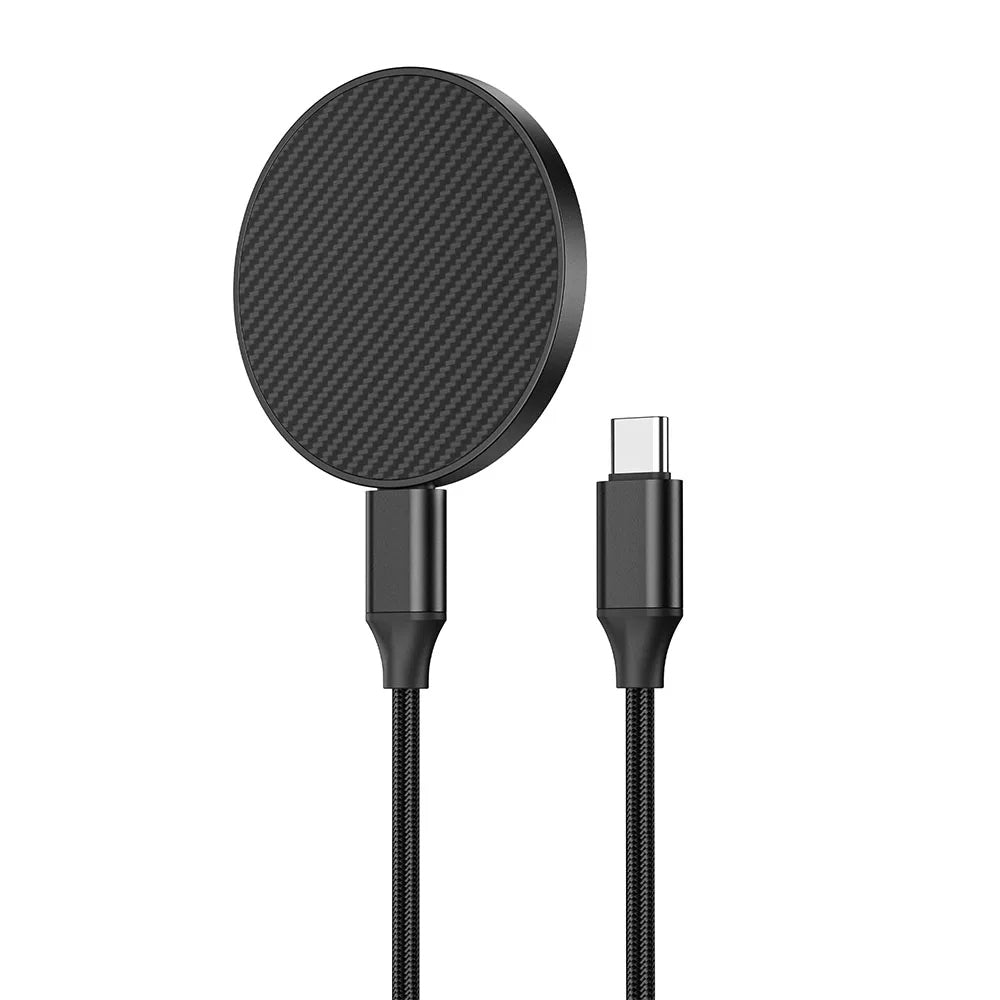 WiWU Kevlar Wireless Charger (Wi-W034) แท่นชาร์จไร้สาย สี Kevlar
