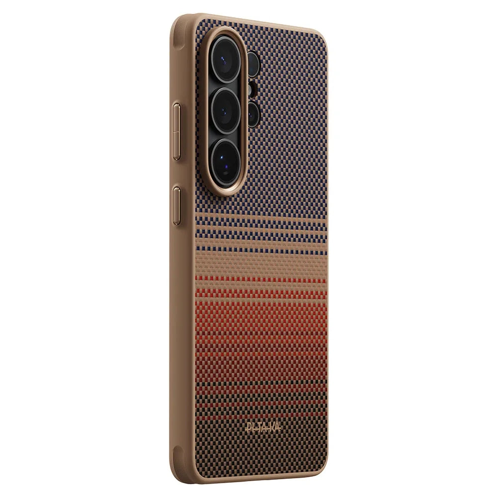Pitaka Cairn Case เคสเส้นใยอะรามิดระดับพรีเมียม สำหรับ Galaxy S26 Ultra Sunset