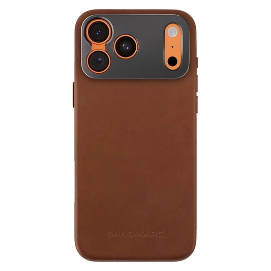 Sandmarc Pro Leather Case เคสกันกระแทกสำหรับ iPhone 17 Pro Max สี Tan