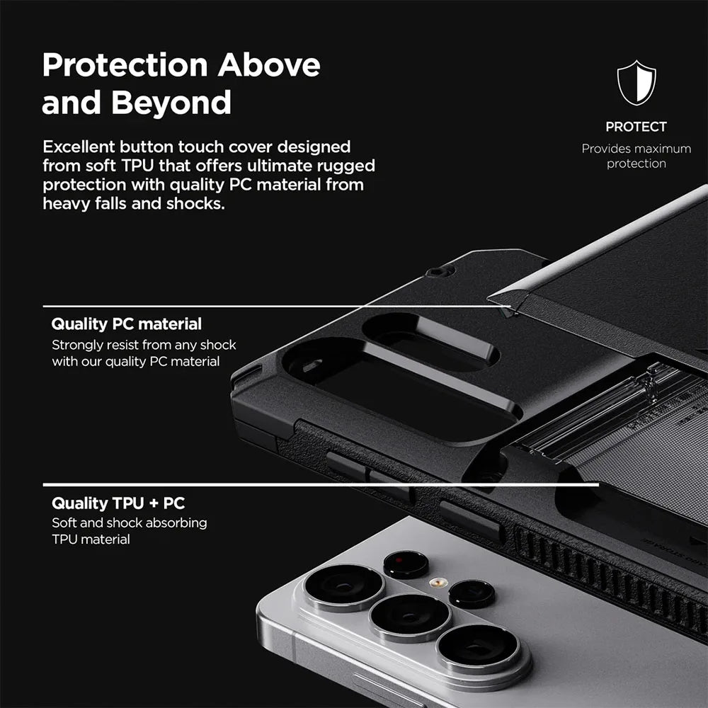 VRS Damda Glide Pro เคสกันกระแทกพร้อมช่องเก็บบัตร สำหรับ Galaxy S26 Ultra