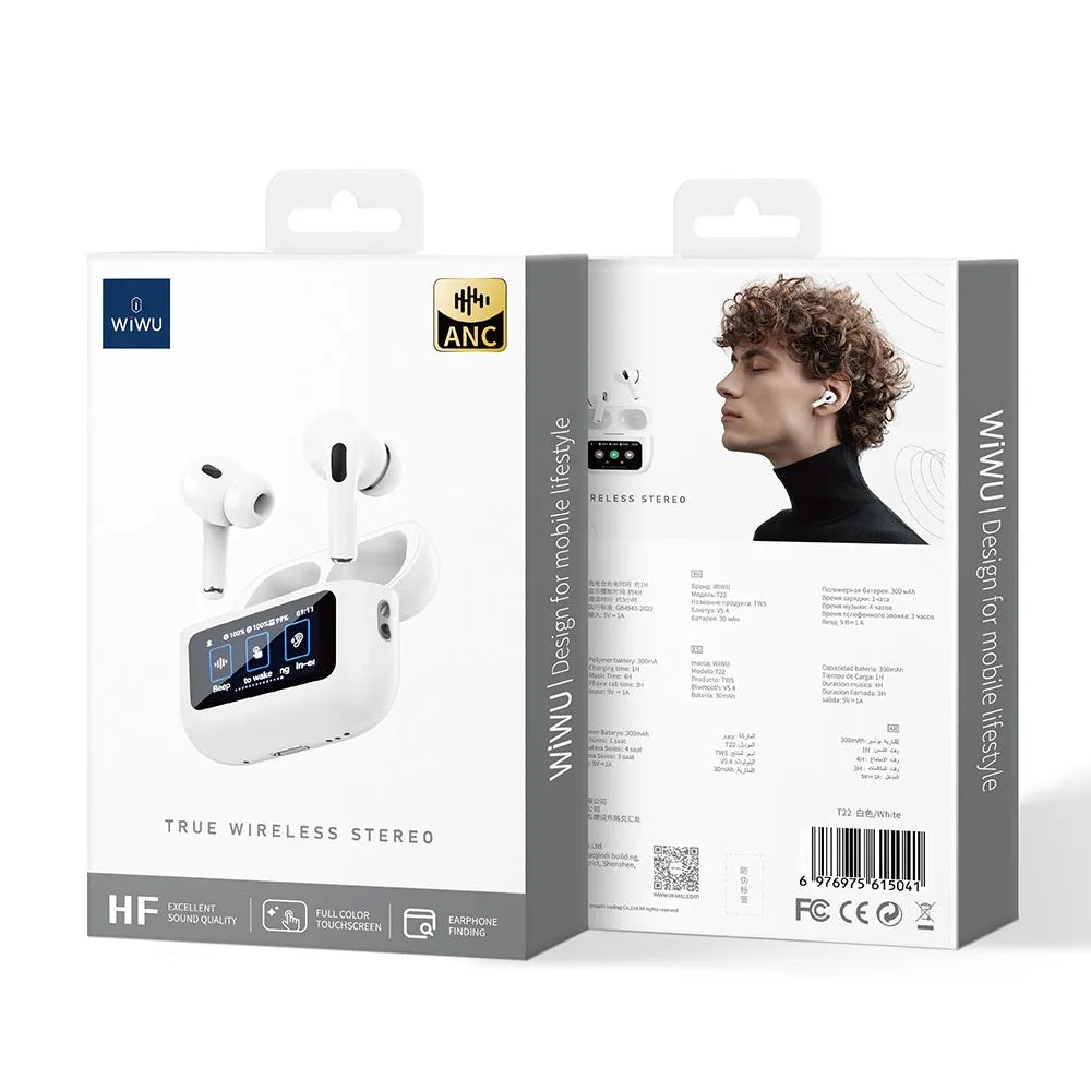 WiWU T22 True Wireless หูฟังไร้สาย