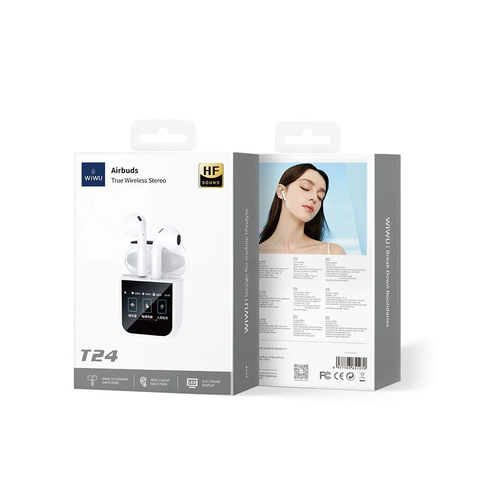 WiWU T24 True Wireless หูฟังไร้สาย
