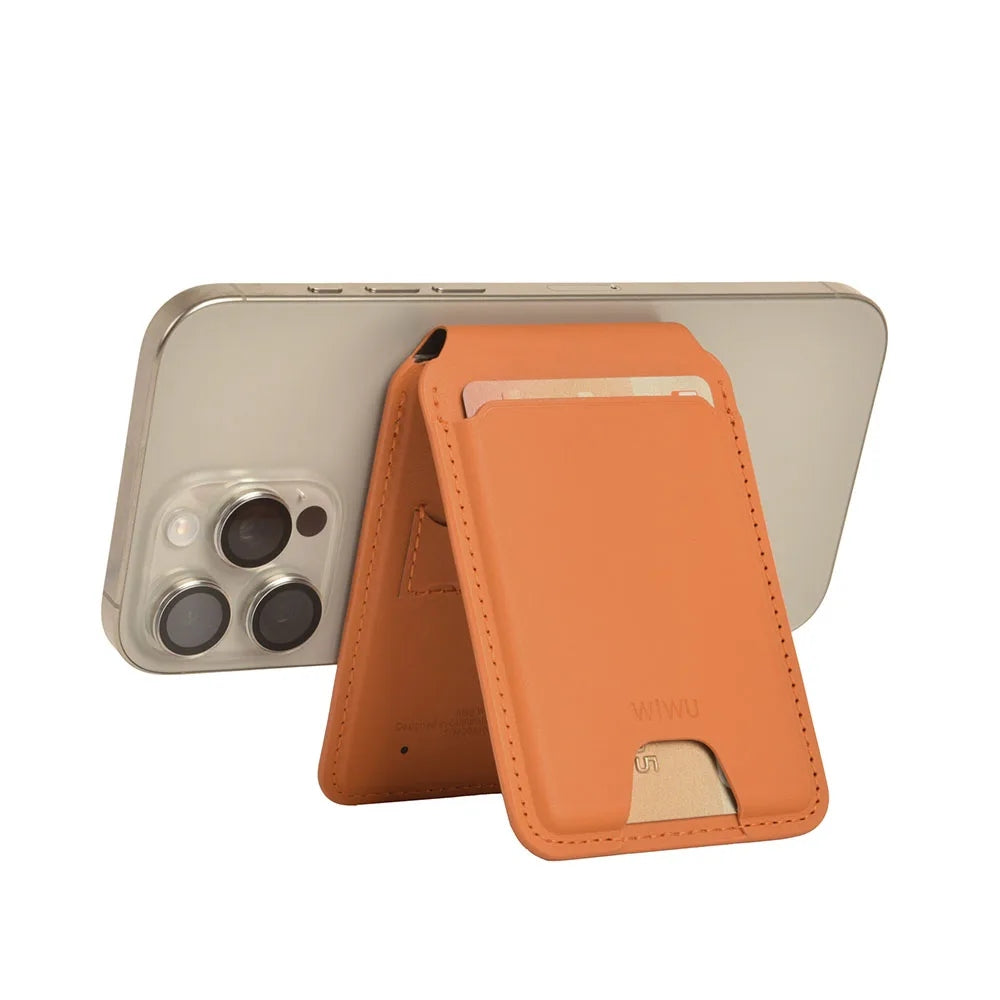 WiWU Mag Wallet (FindMy) ที่เก็บบัตรติดหลังมือถือ