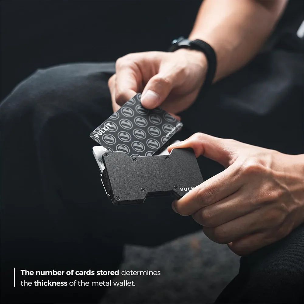 Vulkit VCL300 Minimalist Metal Wallet with Money Clip กระเป๋าเก็บบัตรสายมินิมอล พร้อม Money Clip