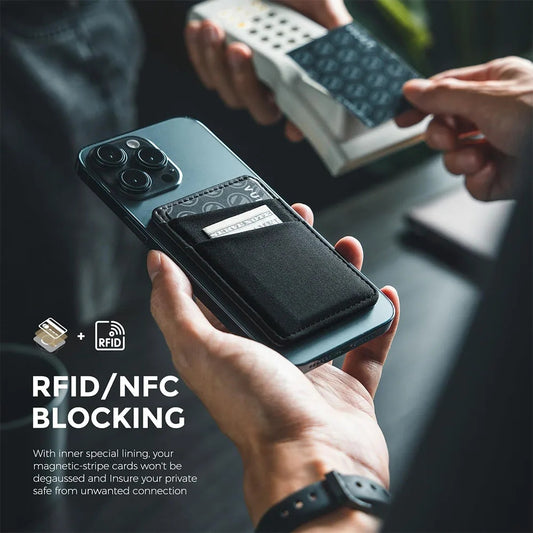 Vulkit VPA106 Magnetic Phone Wallet ที่เก็บบัตรติดหลังมือถือ ใส่บัตรได้ประมาณ 1-3 ใบ