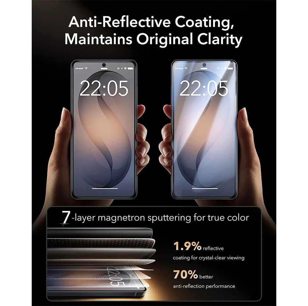 ESR UltraFit Armorite® Pro Screen Protector ฟิล์มกระจกกันรอย สำหรับ Galaxy S26 Ultra สี Clear)