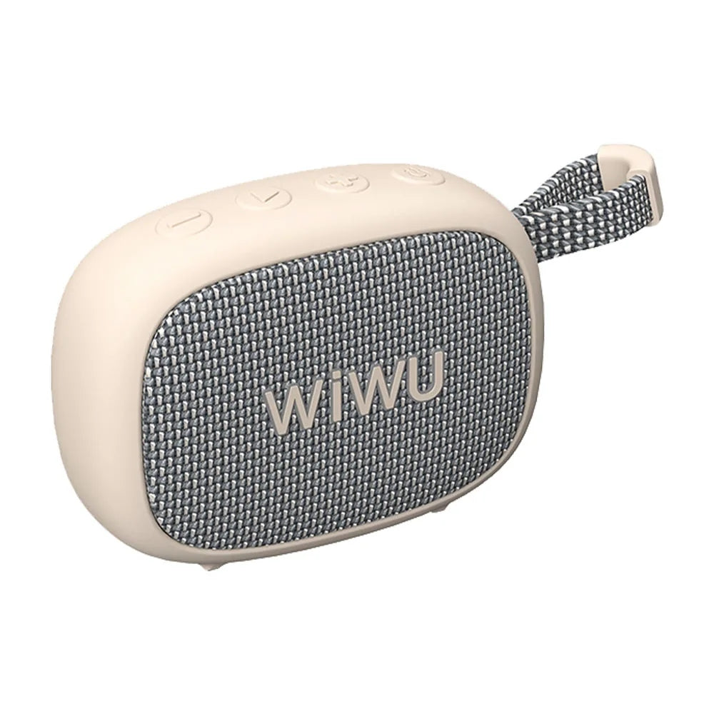 WiWU GO Fun Portable Speaker ลำโพงบลูทูธ กันน้ำ แบตอึด - สี White