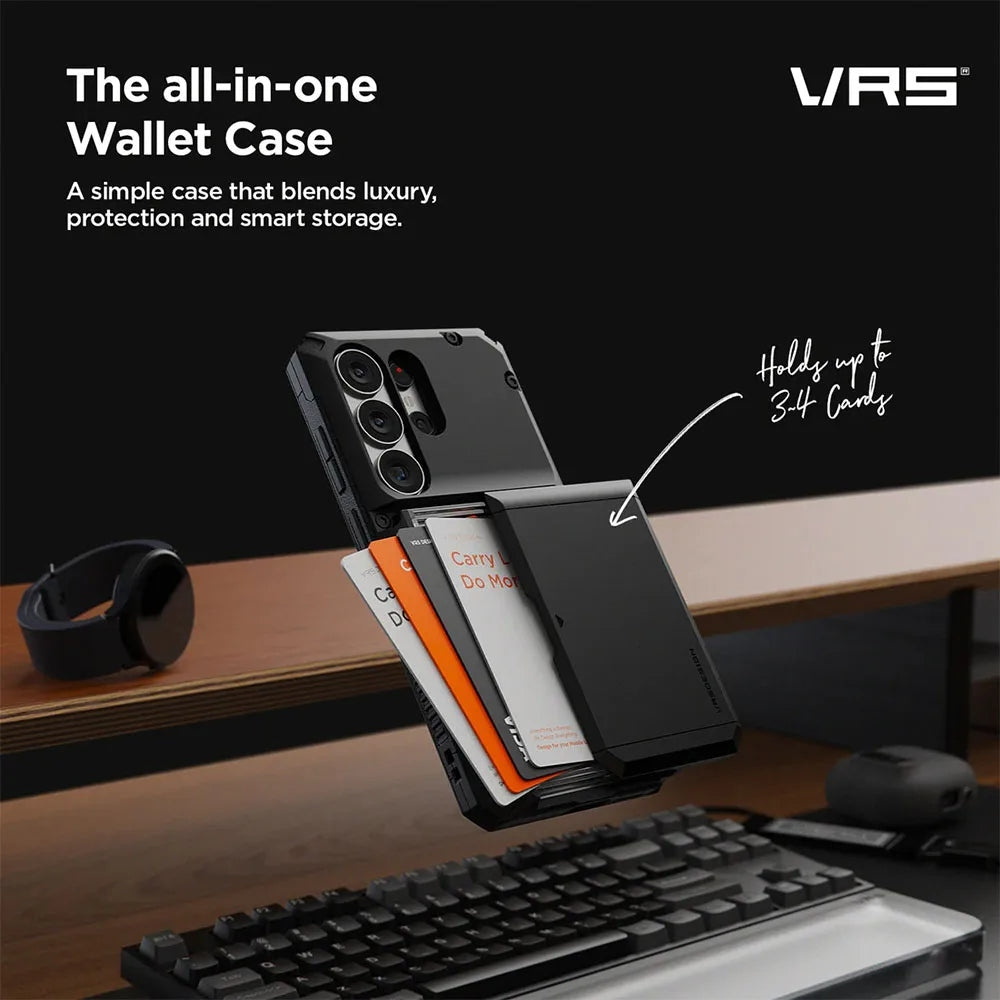 VRS Damda Glide Pro เคสกันกระแทกพร้อมช่องเก็บบัตร สำหรับ Galaxy S26 Ultra