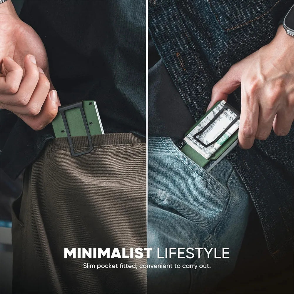 Vulkit VCL400 Minimalist Slim Wallet with Money Clip กระเป๋าเก็บบัตรแบบบาง เก็บบัตรได้สูงสุด 12 ใบ