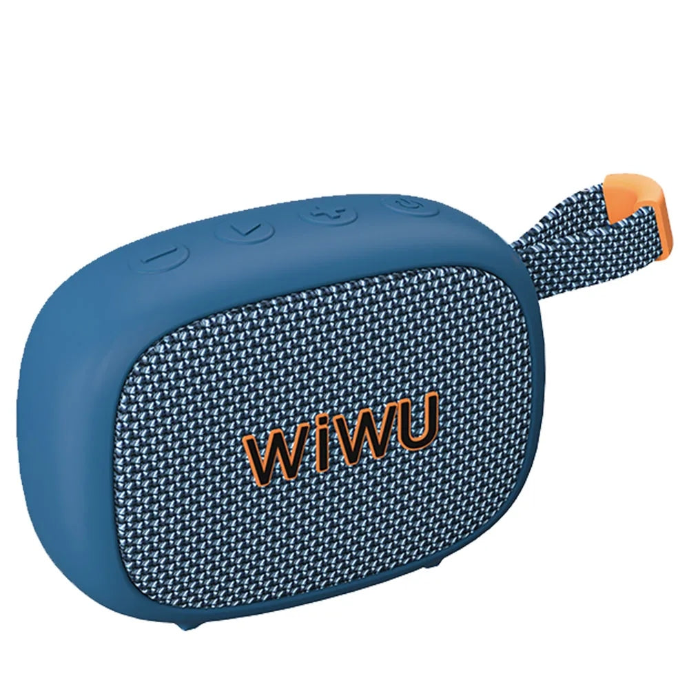 WiWU GO Fun Portable Speaker ลำโพงบลูทูธ กันน้ำ แบตอึด - สี Blue