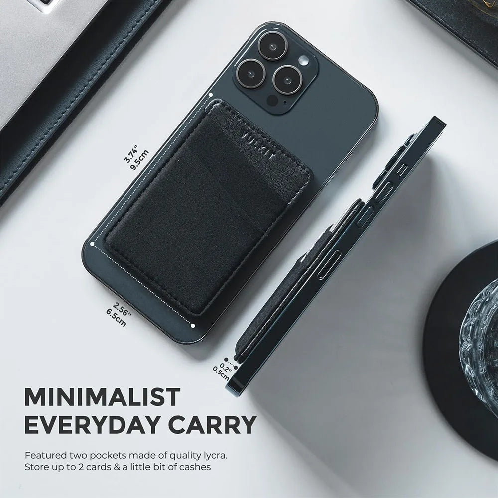 Vulkit VPA106 Magnetic Phone Wallet ที่เก็บบัตรติดหลังมือถือ ใส่บัตรได้ประมาณ 1-3 ใบ