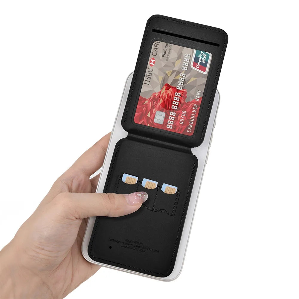 WiWU Mag Wallet (FindMy) ที่เก็บบัตรติดหลังมือถือ