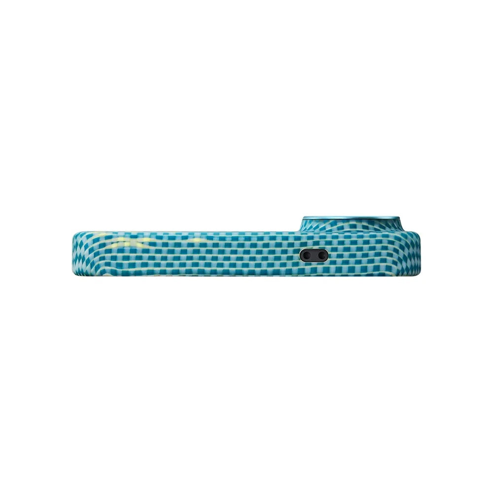 Pitaka Edge Case (Glints of Gold) เคสเส้นใยอะรามิดระดับพรีเมียมสำหรับ Galaxy S26 Ultra สี Lucid Blue