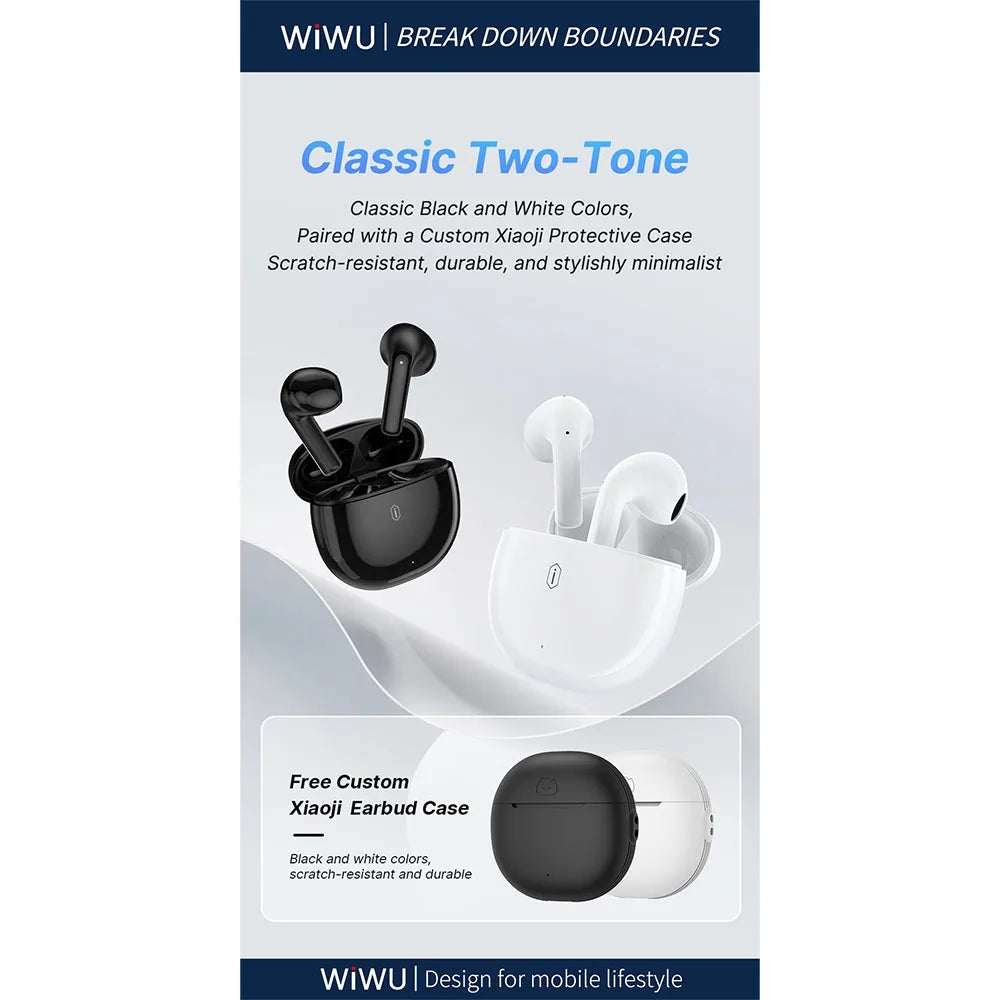 WiWU T31 ENC หูฟังไร้สาย Wireless Earbuds