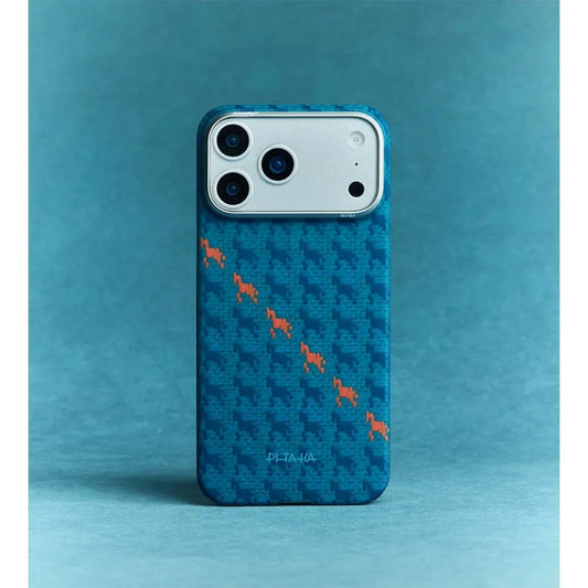 Pitaka Happiness Rides Edge Case (PitaTap™) เคสรุ่นพิเศษ สำหรับ iPhone 17 Pro / 17 Pro Max - สี Indigo