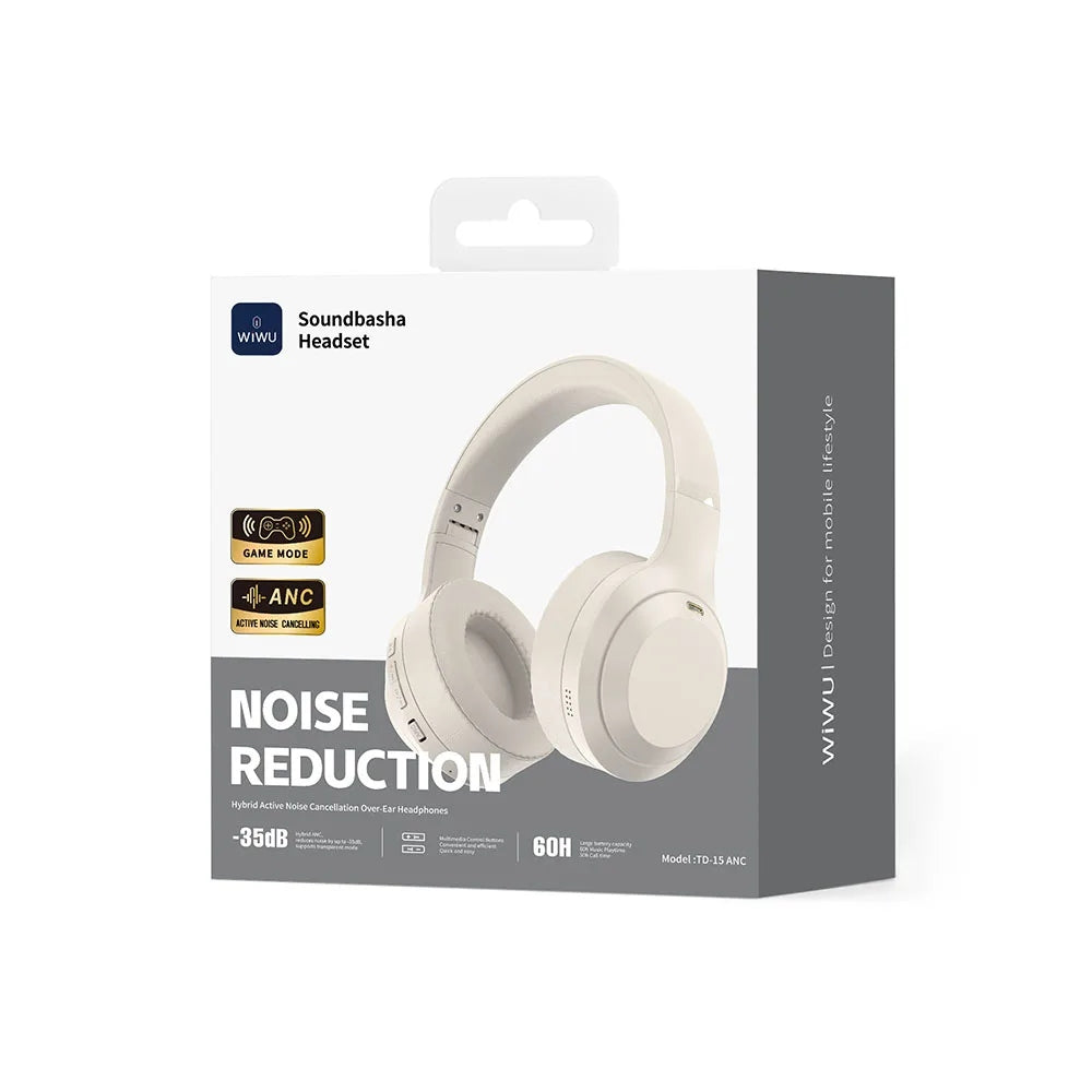 WiWU TD-15 Soundbasha (ANC) หูฟัง Headphone ไร้สาย