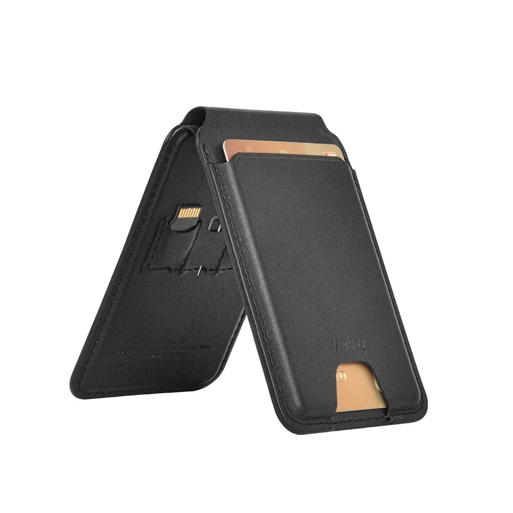 WiWU Mag Wallet (FindMy) ที่เก็บบัตรติดหลังมือถือ