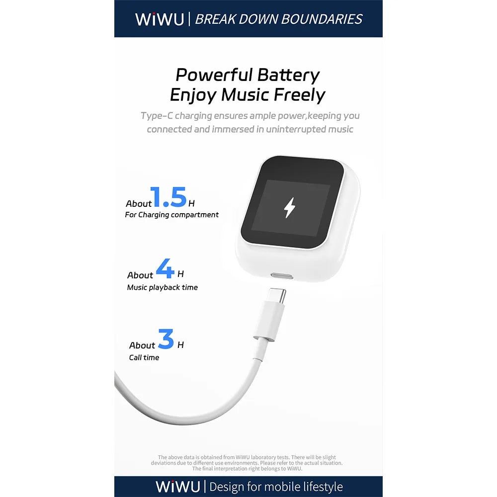 WiWU T24 True Wireless หูฟังไร้สาย