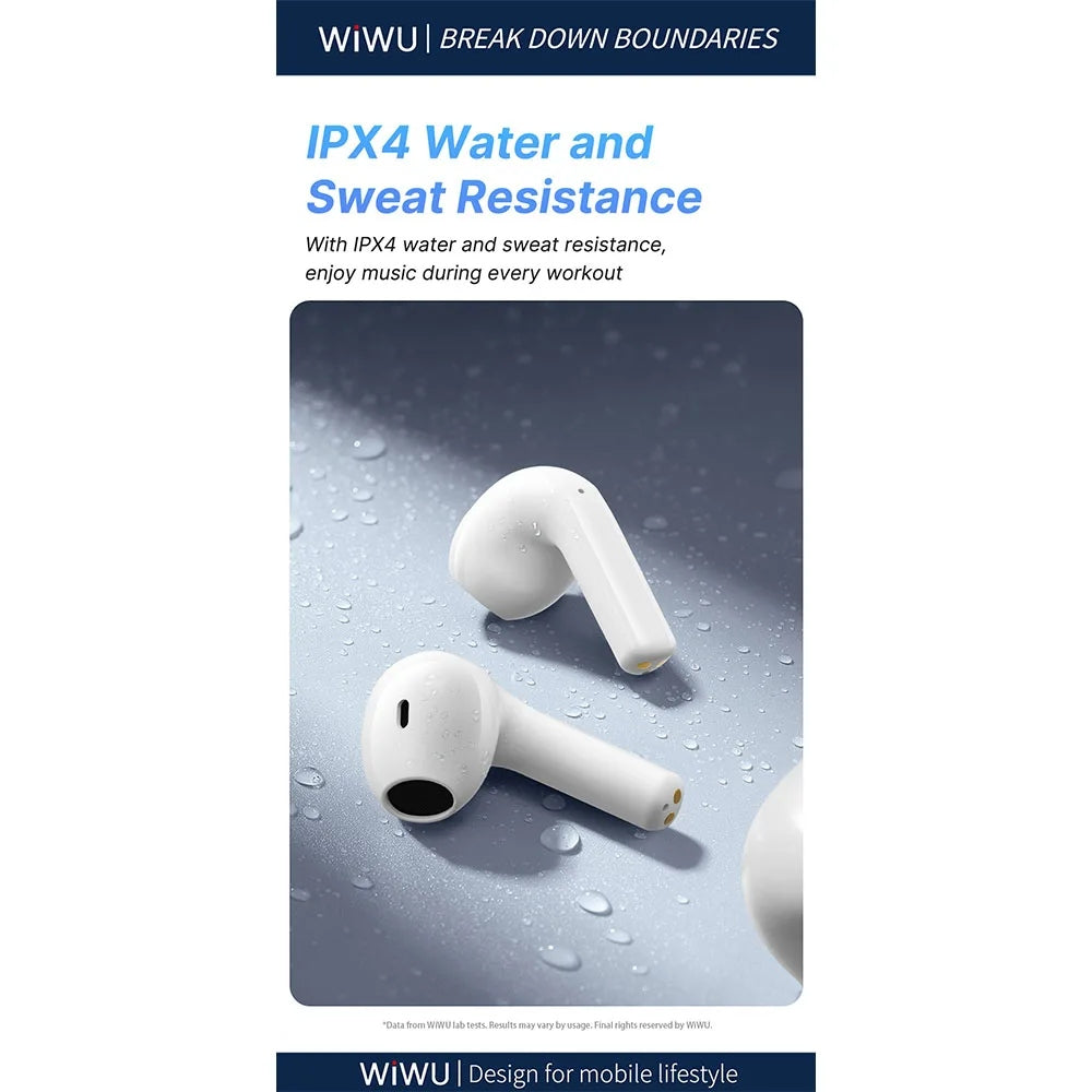 WiWU T31 ENC หูฟังไร้สาย Wireless Earbuds