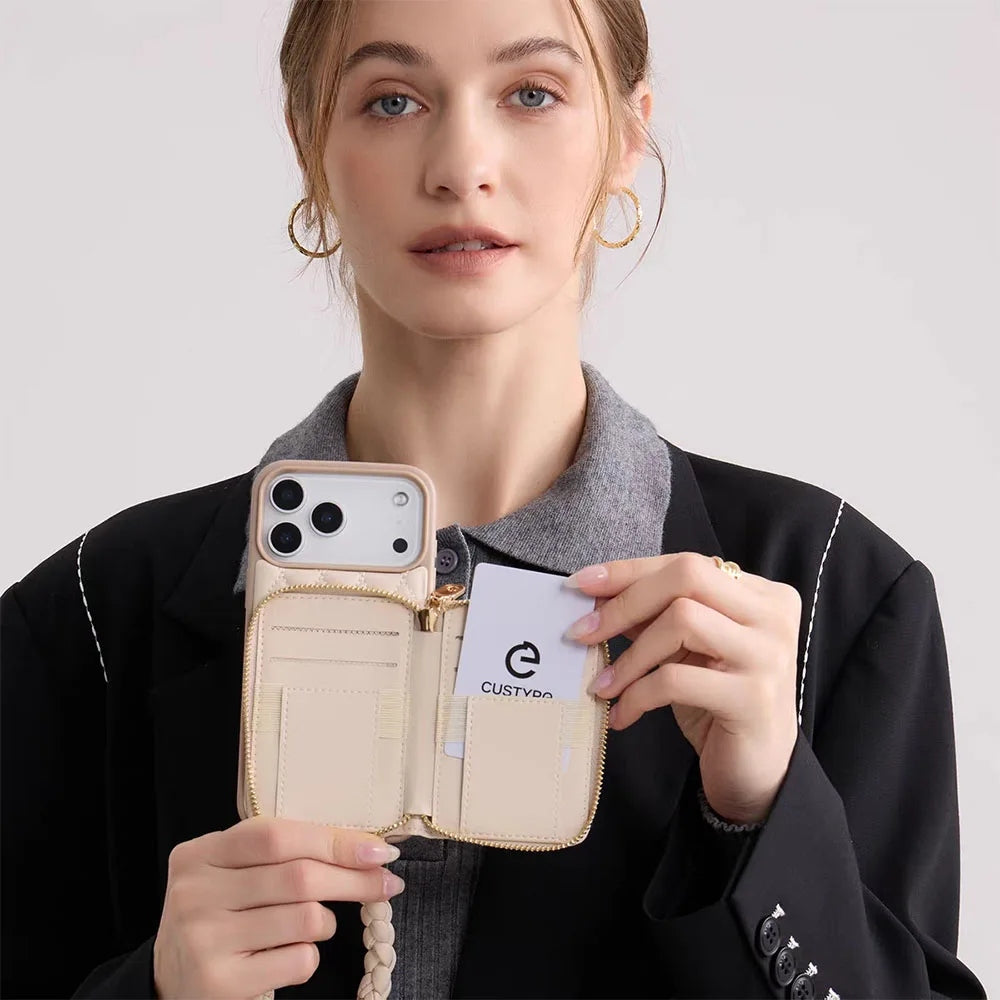 Custype Rope Style Strap Case เคสกันกระแทกสำหรับ iPhone 17 Pro Max