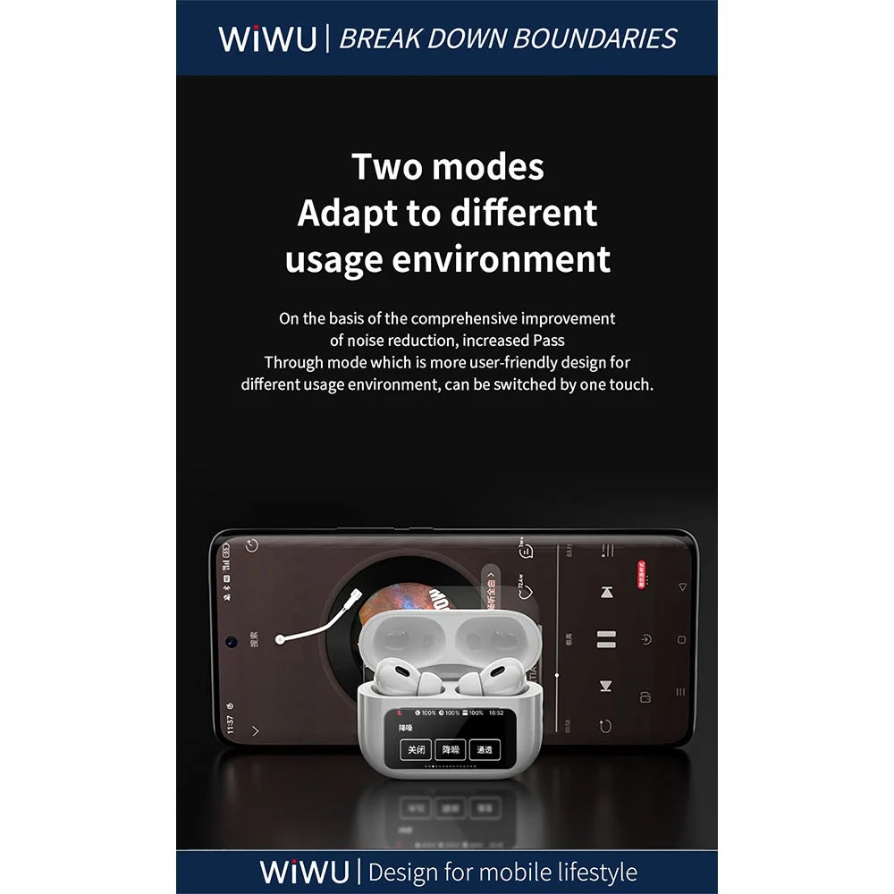 WiWU T22 True Wireless หูฟังไร้สาย