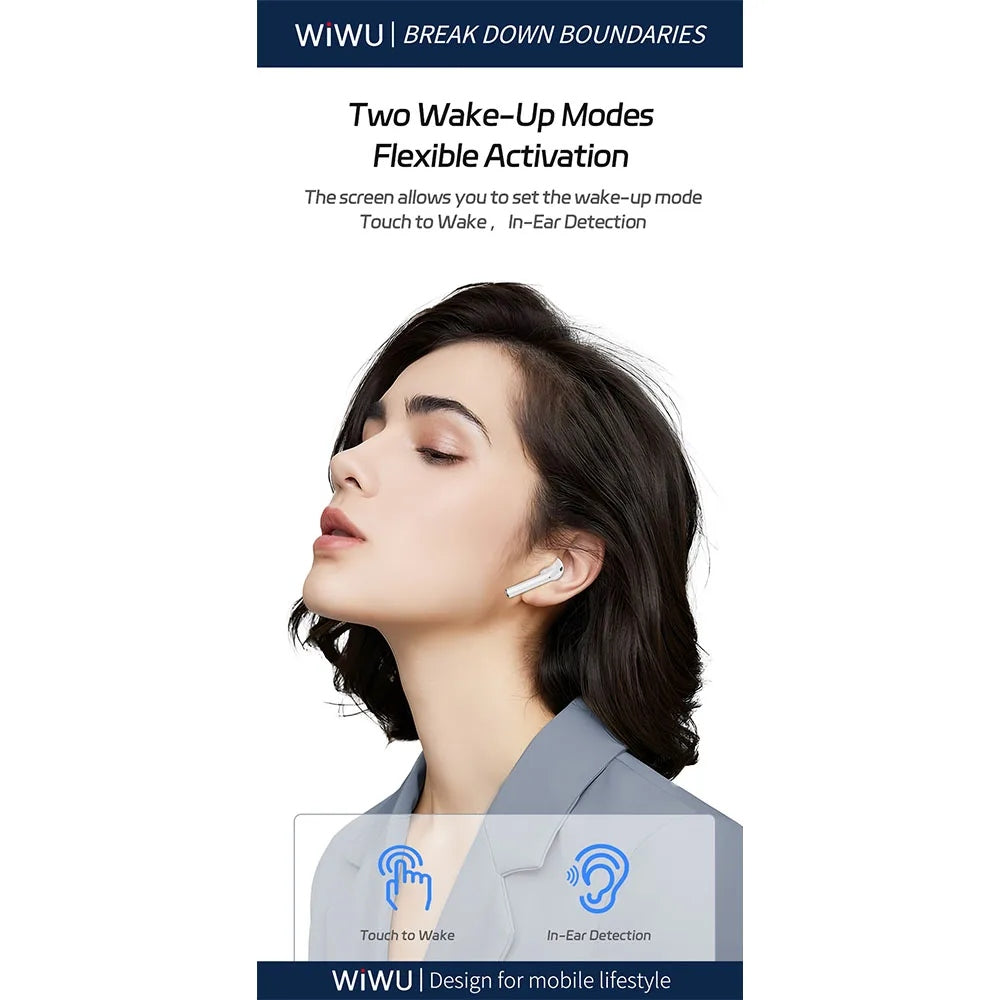 WiWU T24 True Wireless หูฟังไร้สาย
