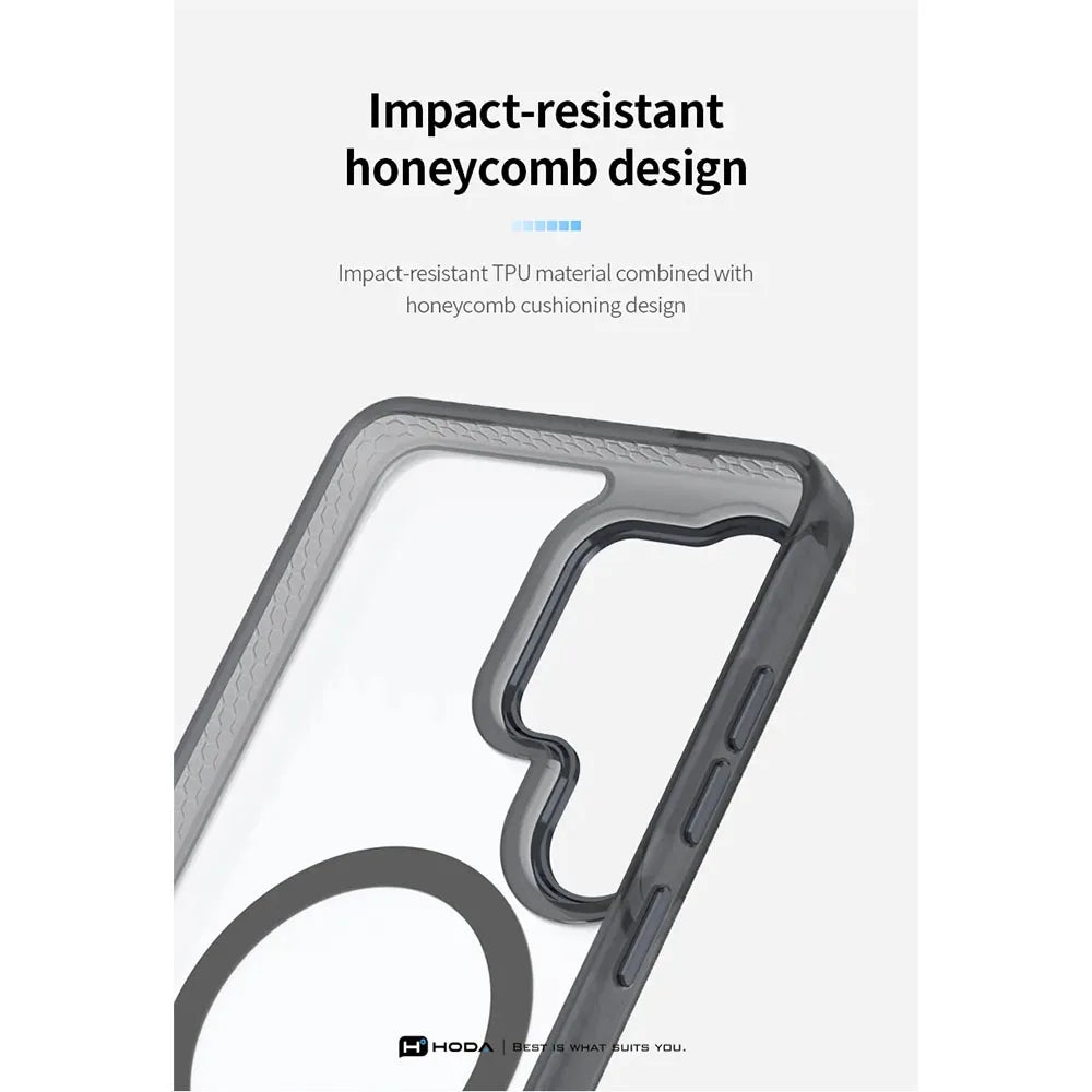 Hoda Rough Case (Magnetic) เคสกันกระแทก สำหรับ Galaxy S26 Ultra