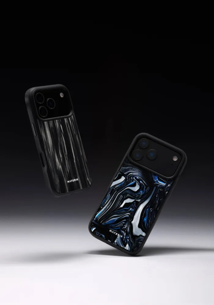 Materik Luxury & Personalized เคสกันกระแทกสำหรับ iPhone 17 Pro / 17 Pro Max สี Black Pearl