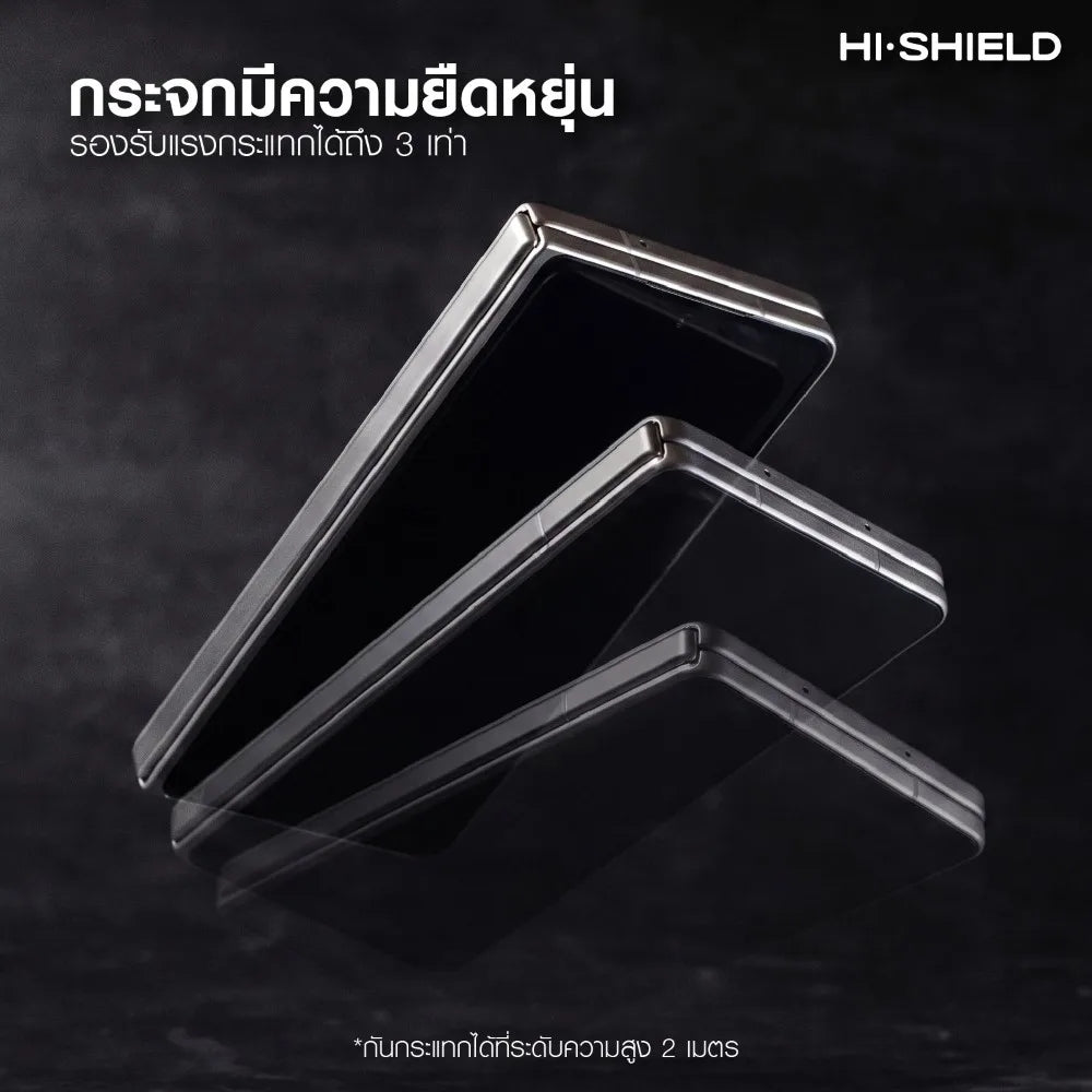 Hishield 2.5D Triple Strong AR ฟิล์มกระจก Anti-Reflection สำหรับ Galaxy Z Fold 8 Ultra/Fold 8 (Wide)