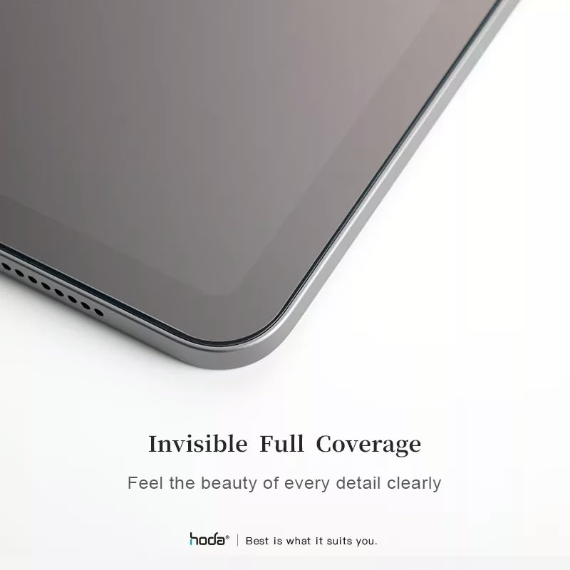 Hoda Anti-Glare Matte ฟิล์มกระจกนิรภัยแบบด้าน สำหรับ iPad Air 11″ Gen 7 (2025/2024) - สี Clear