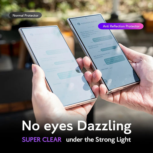 Hoda Anti-Reflection (AR) Tempered Glass ฟิล์มกระจกสำหรับ Galaxy S26 Ultra (พร้อมอุปกรณ์ช่วยติดตั้ง)